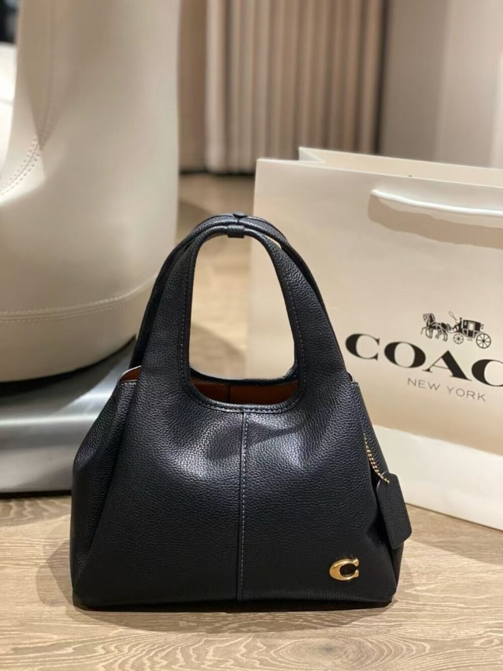Coach Lana Shoulder Bag 19cm black - Picture 4 of 5